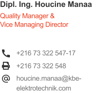 Dipl. Ing. Houcine Manaa En